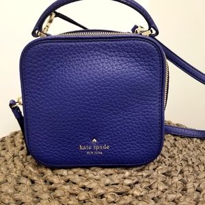 NWOT Kate Spade Cobalt Square Crossbody Mini Bag